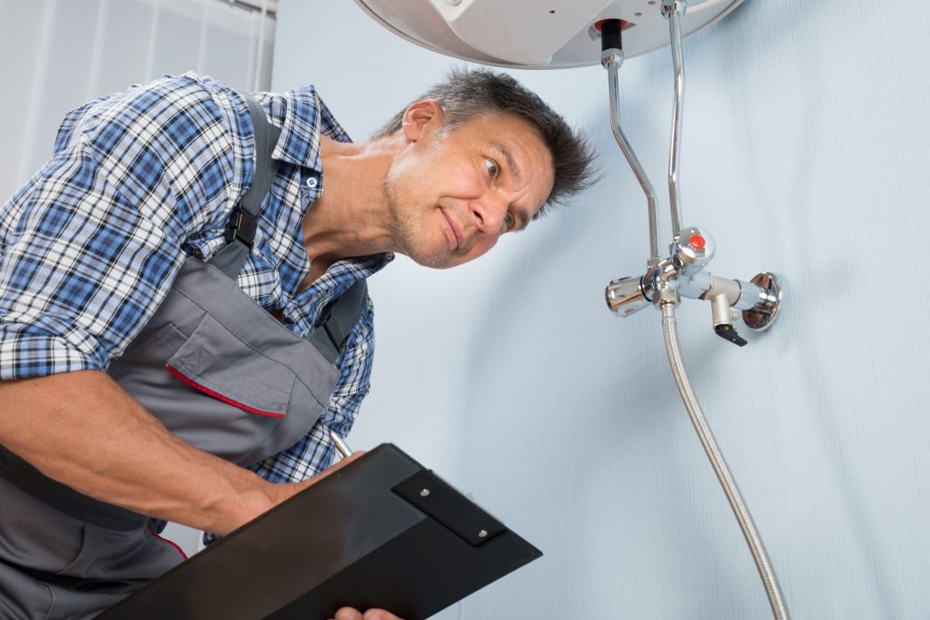 Plumber inspection