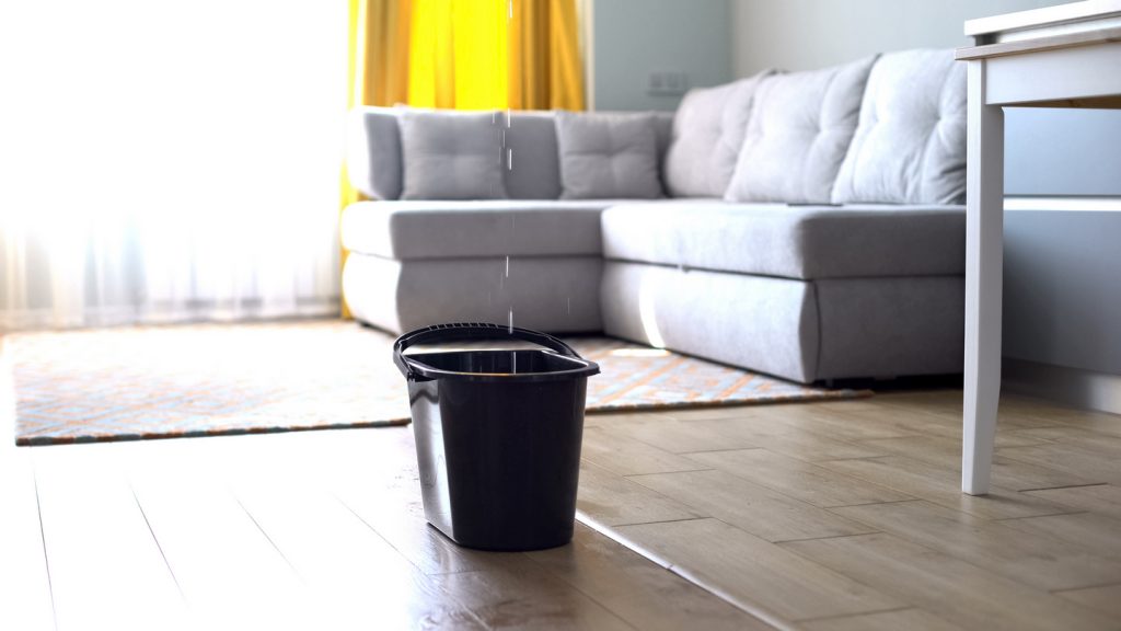 roof water leak